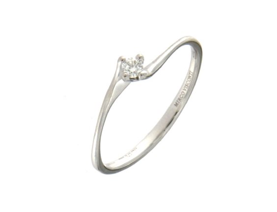 Anello Mirco Visconti Donna in Oro Diamante 0.05 Ct LF556-14 - LF556-14